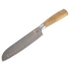 Nůž Santoku TETSU 17,5 cm nerez dřevo