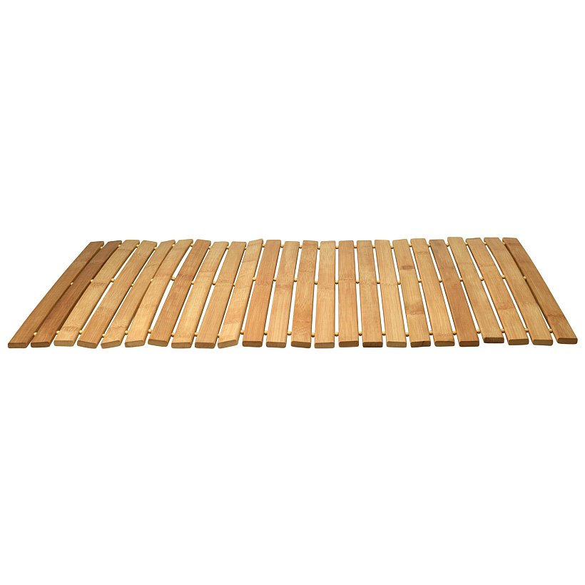 Alfombra de baño de madera natural 40 x 60 cm