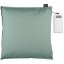 Elektrický vyhrievaný vankúš USB 40 x 40 x 14 cm svetlozelený
