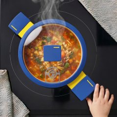 Sada hrnců s titanovým povrchem 4 ks 16 a 20 cm kolekce MIMONI