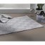 Alfombra de baño Leana 65x55 cm algodón granito gris