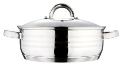 Tava/oala cu capac din inox 28 cm Gourmet Line