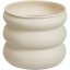 Set de 3 vase rotunde crem