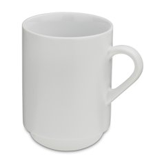 Hrnek keramický 300 ml Mattia sada 2 ks bílá Hrnek keramický 300 ml Mattia sada 2 ks bílá