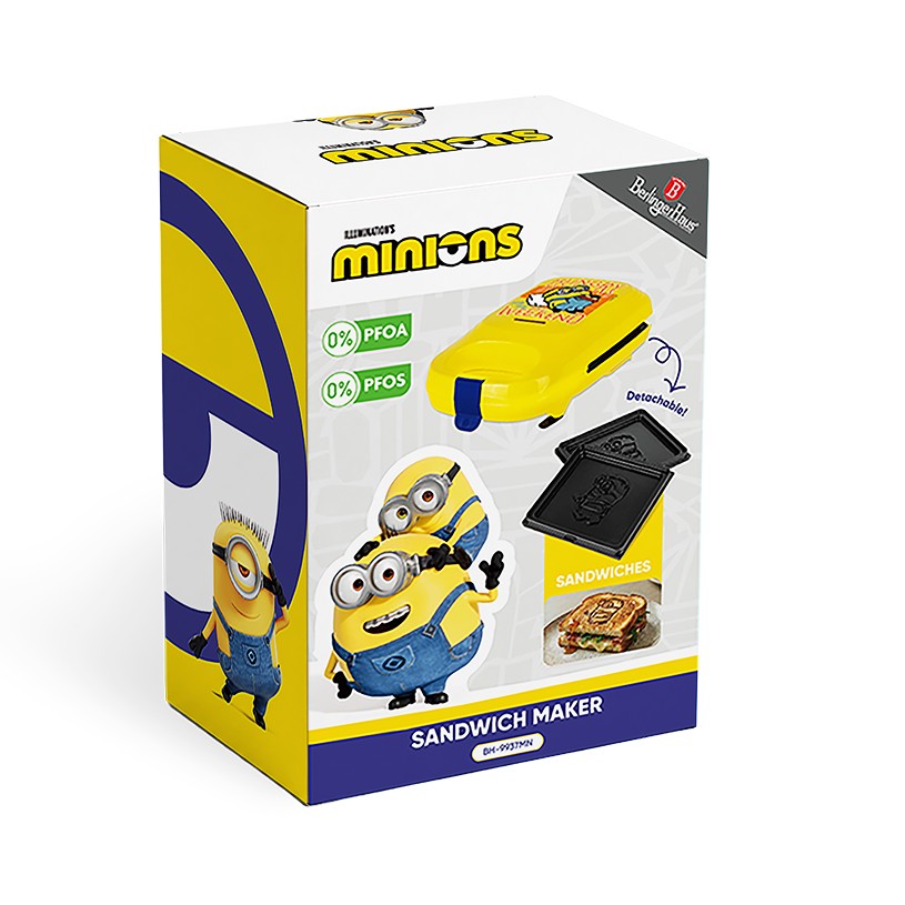 Aparat electric de preparat sandvișuri de 600 W din colecția MINIONII