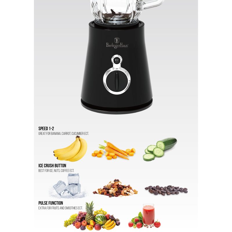 Mixér stolní 1,5 l Matte Black Collection