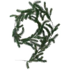 Vianočná dekorácia veniec borovica 180 cm prírodná zelená