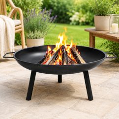 Chimenea de jardín portátil 60x60x29 cm