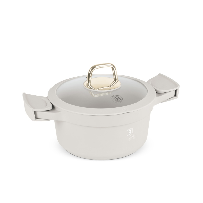 Kastrol s poklicí s titanovým povrchem 20 cm Sahara Collection