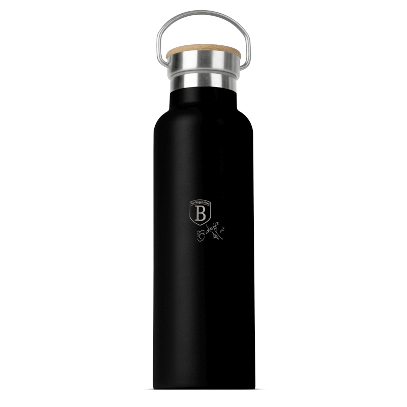 Termoska lahev s dvojitou stěnou nerez 0,6 l Matte Black Collection