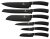 Set cutite cu suprafata antibacteriana 6 buc Royal Black Collection