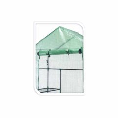Magazin de depozitare de gradina cu intrare si 4 rafturi 143 x 73 x 195 cm