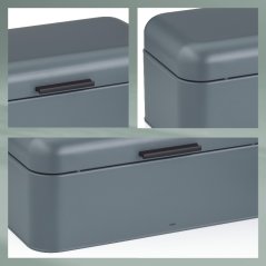 Coș de pâine Frisca metal, gri 42,5x22,5x17,5 cm Coș de pâine Frisca metal, gri 42,5x22,5x17,5 cm
