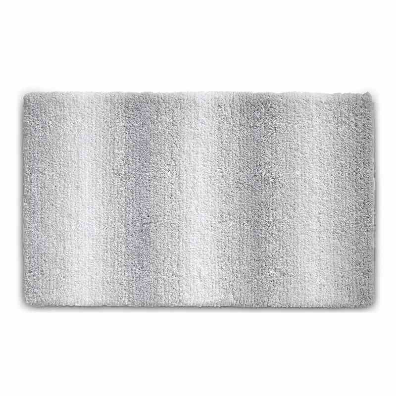 Alfombrilla de baño Ombre 100x60 cm poliéster gris