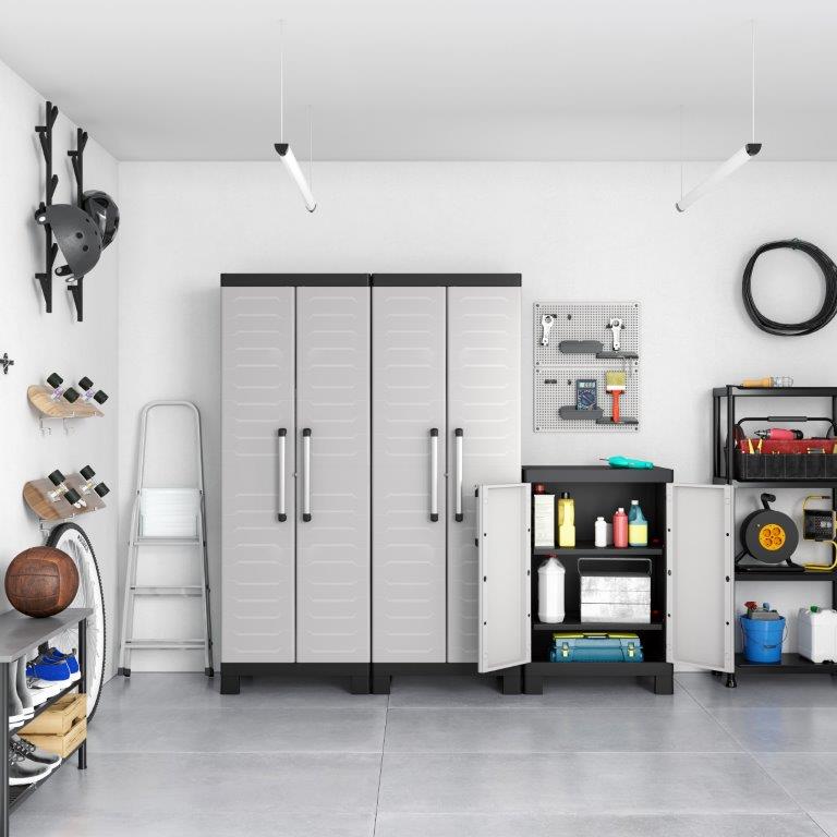 Cabinet Keter Detroit Low gri
