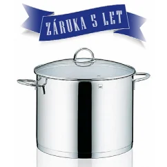 Oala inox cu capac din sticla 13,5 l CAILIN