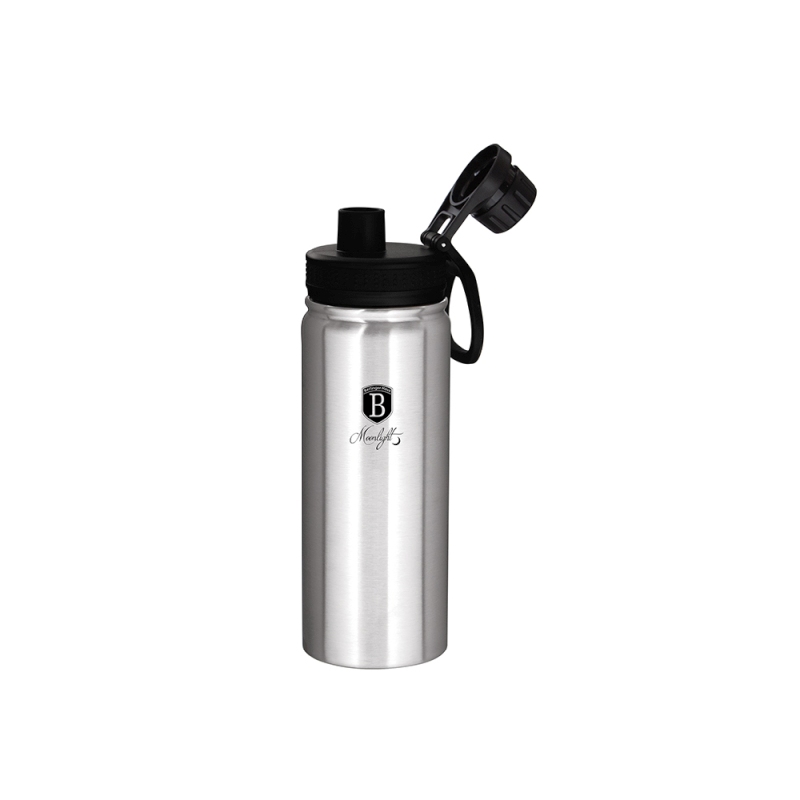 Termoska sportovní lahev 540 ml nerez stříbrná