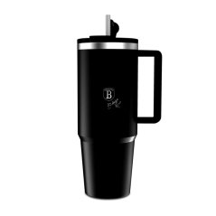 Dvojstenný termohrnček BerlingerCup 1 l Matte Black Collection