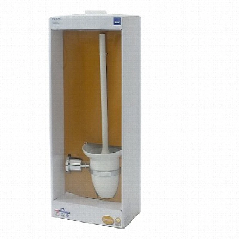 WC štětka s držákem MAKIRA chromovaná mosaz 43 cm