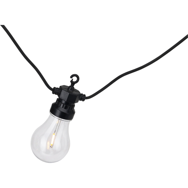 Iluminat pentru petreceri în grădină cu 20 de LED-uri, alb cald