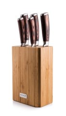 Set cuțite G21 Gourmet Nature 5 buc + bloc de bambus Set cuțite G21 Gourmet Nature 5 buc + bloc de bambus
