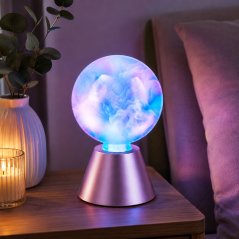 LED stolní lampa COSMIC GLOW s mlhovým efektem 17x11cm