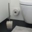 WC set VALURA poly, šedá 10x10x43cm