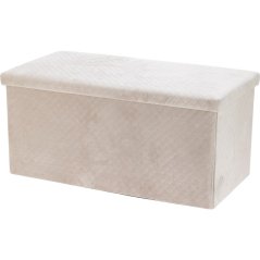 Stolička s úložným priestorom VELVET 76x38x38 cm