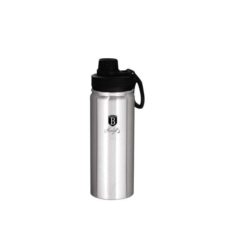 Termoska sportovní lahev 540 ml nerez stříbrná
