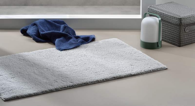 Koupelnová předložka Maja 65x55 cm polyester šedá