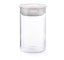 Borcan de sticla alb 16,5 cm Borcan de sticla alb 16,5 cm