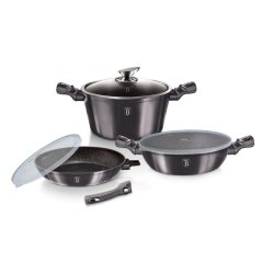 Sada nádobí s mramorovým povrchem 6 ks Carbon PRO Line Sada nádobí s mramorovým povrchem 6 ks Carbon PRO Line