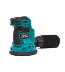 Máquina rectificadora excéntrica NAC AKU OS-125-LI-20V