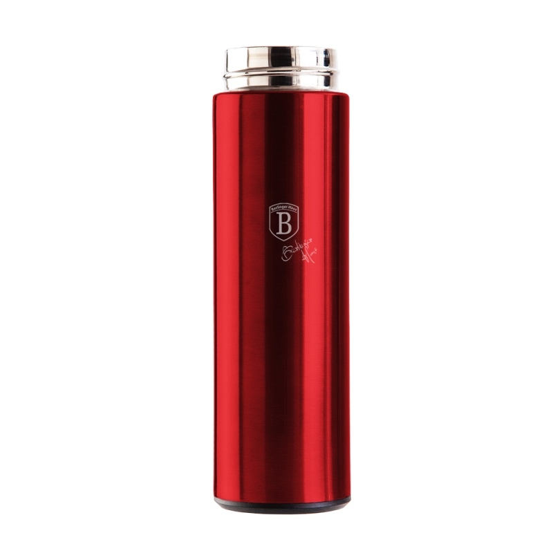 Termoska nerez s LED displejem 450 ml Burgundy Metallic Line
