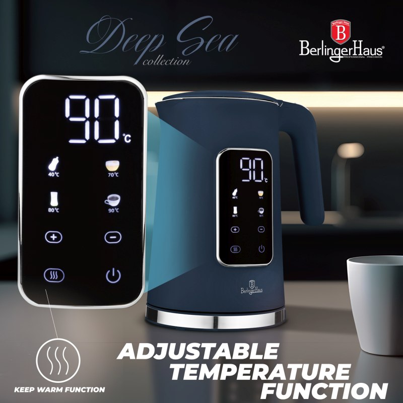 Rychlovarná konvice s regulací teploty 1,7 litru Deep Sea Collection