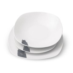 Jídelní sada talířů porcelánová 18 ks