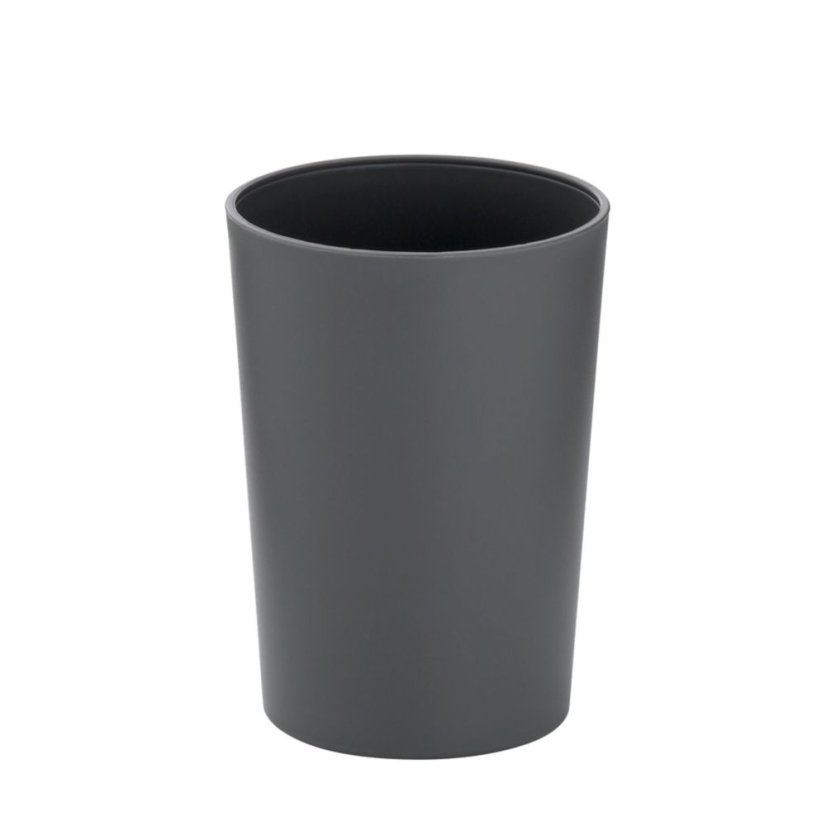 Pahar MARTA plastic gri H 11cm / L 8cm