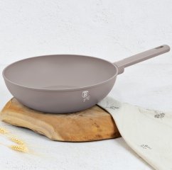 Tigaie WOK cu suprafata din titan 28 cm Colectia Taupe Tigaie WOK cu suprafata din titan 28 cm Colectia Taupe