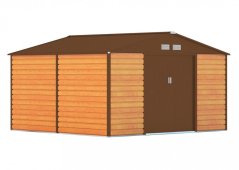 Zahradní domek G21 GAH 1085 - 340 x 319 cm, hnědý Zahradní domek G21 GAH 1085 - 340 x 319 cm, hnědý