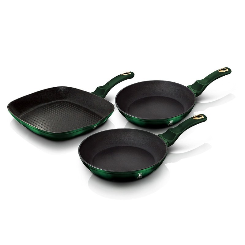 Sada pánví s titanovým povrchem 3 ks Emerald Collection