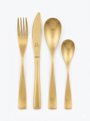 Set tacâmuri din oțel inoxidabil 24 buc BOCHOLT GOLD