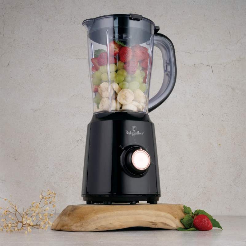 Blender de masă cu recipient de sticlă de 1,5 l, Colecția Black Rose