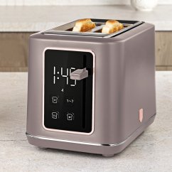 Toaster Digital din oțel inoxidabil Taupe Collection