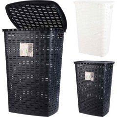Kôš na bielizeň plast 53 l biela