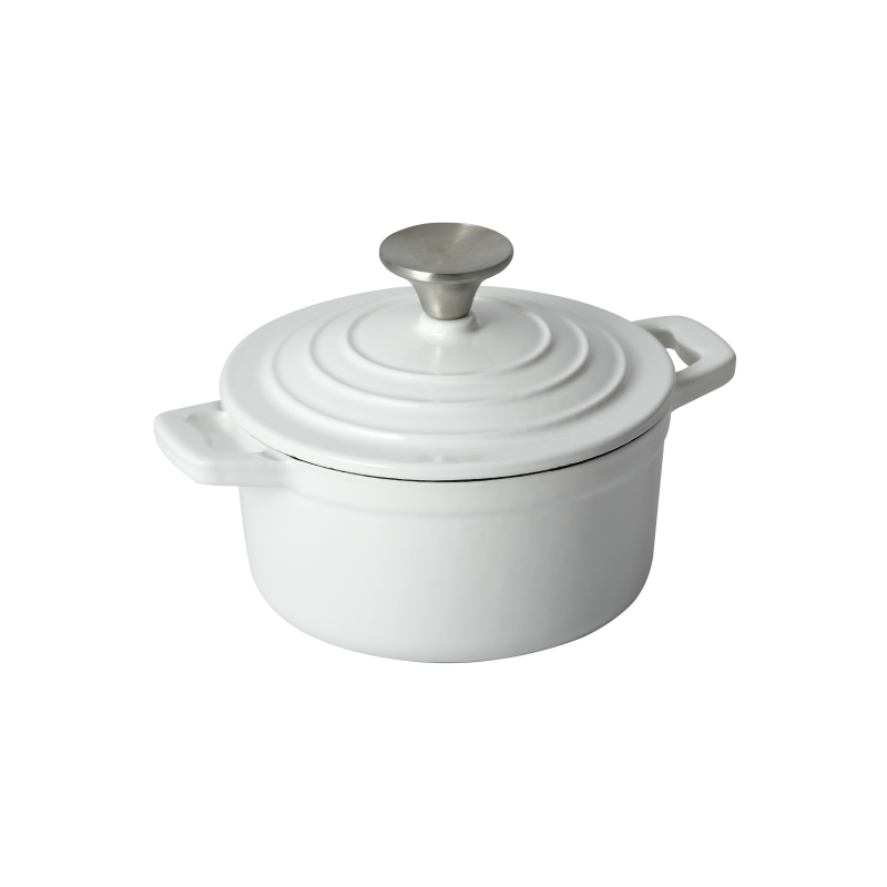 Batería de cocina de hierro fundido Xanten 7 piezas blanca
