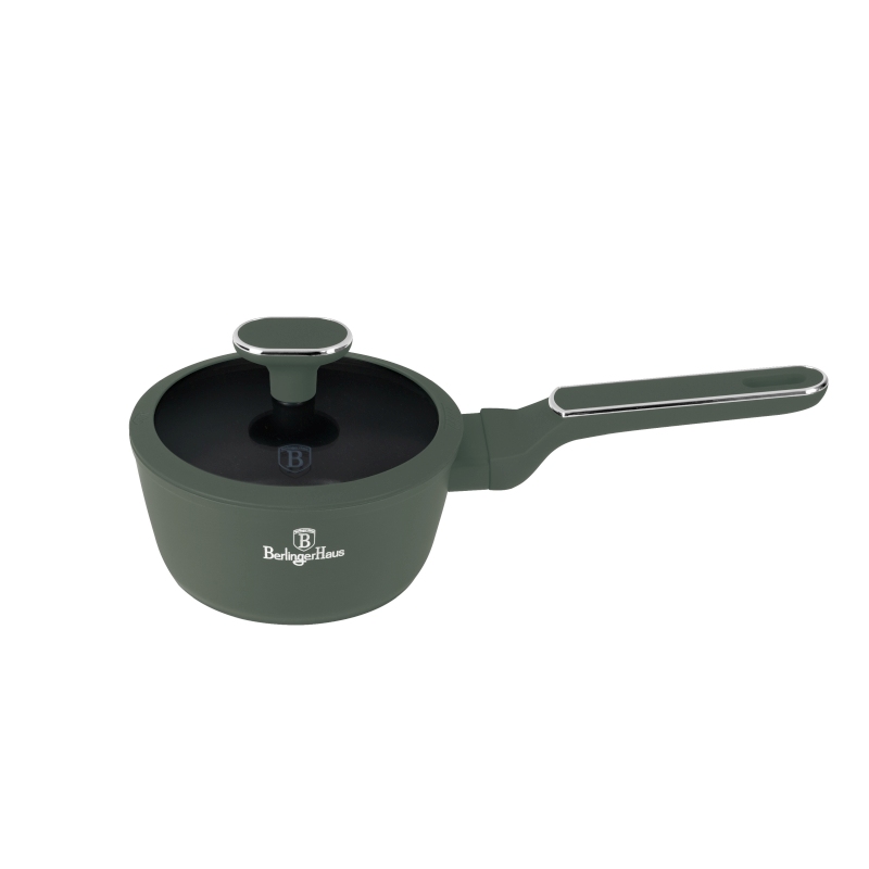Rendlík s poklicí s titanovým povrchem 16 cm Matte Green Collection