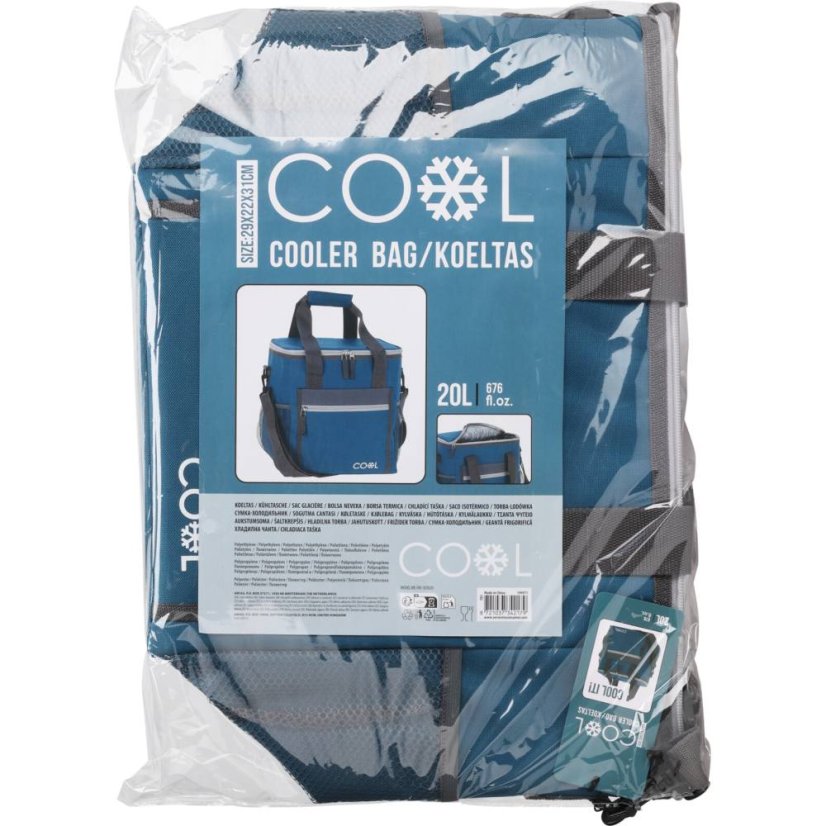 Chladiaca taška 29 x 22 x 31 cm tmavomodrá