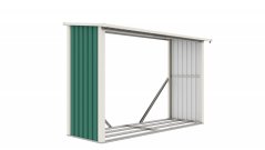 Magazin lemn G21 WOH 335 - 242 x 89 cm, verde