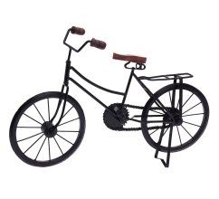 Dekorácia stojaca BICYKL 47 cm čierna