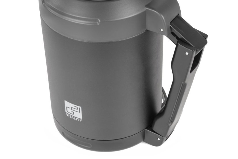 G21 termoska z nehrdzavejúcej ocele 1200 ml, čierno-sivá